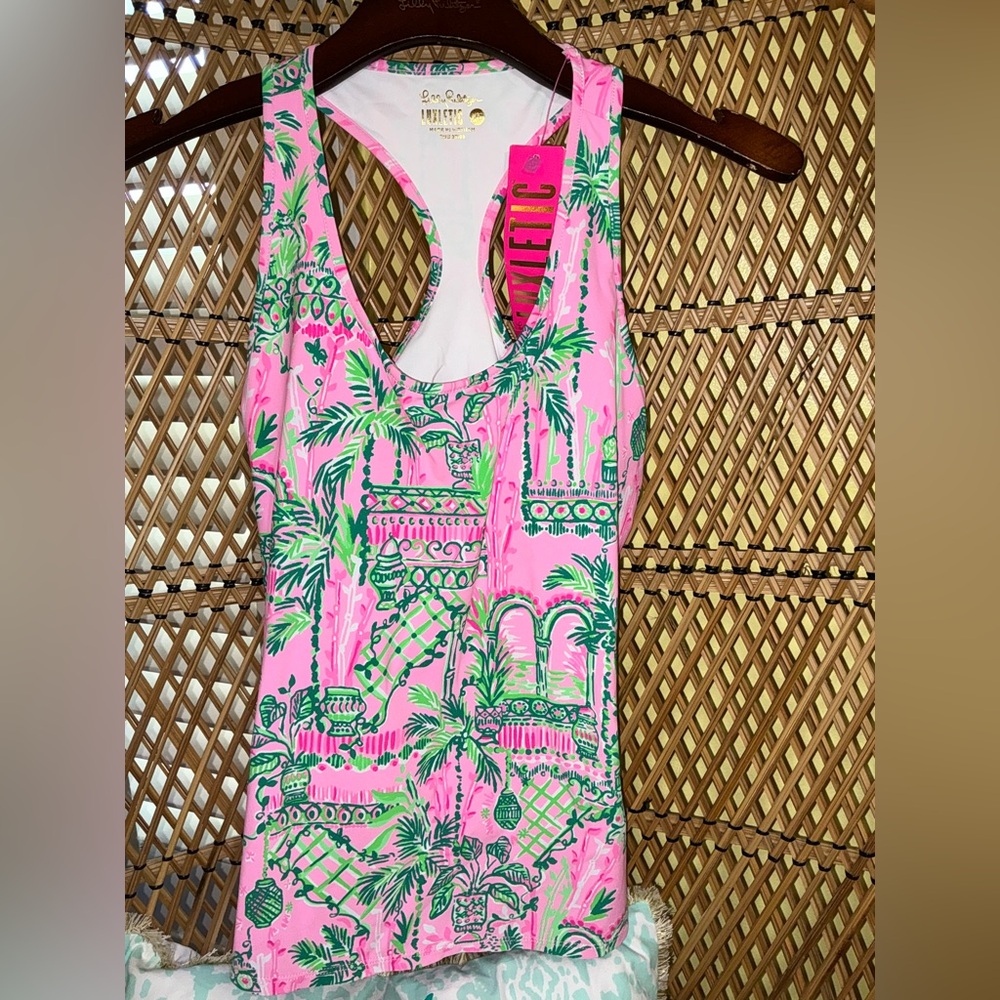 Lilly Pulitzer NWT Mina Bra Tank Top Always Worth It Size XS - Picture 7 of 12